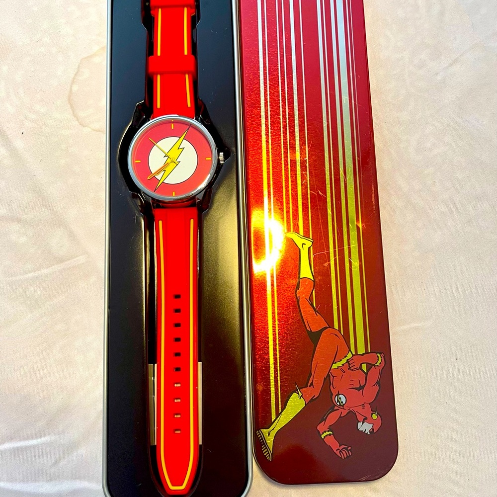 Authentic Eaglemoss Dc Comic The Flash Watch - image 1